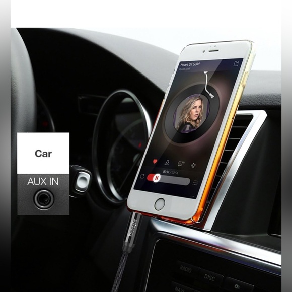 New! Unused! 3.5mm Audio Stereo Speaker Cable, Audio Male to Male Cable 3.3Feet - Picture 6 of 10